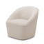 Chaise pivotante rembourrée Boucle