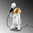 Modern Hand-Painted Table Lamp, 11.8 x 12.6 x 5.9 inches | 100% Polyester Shade, E27 Socket, Max 40W (Bulb Not Included) | Unique Novelty Design with 78.7-inch Cable | Perfect for Home Décor & Accent Lighting-1635528679