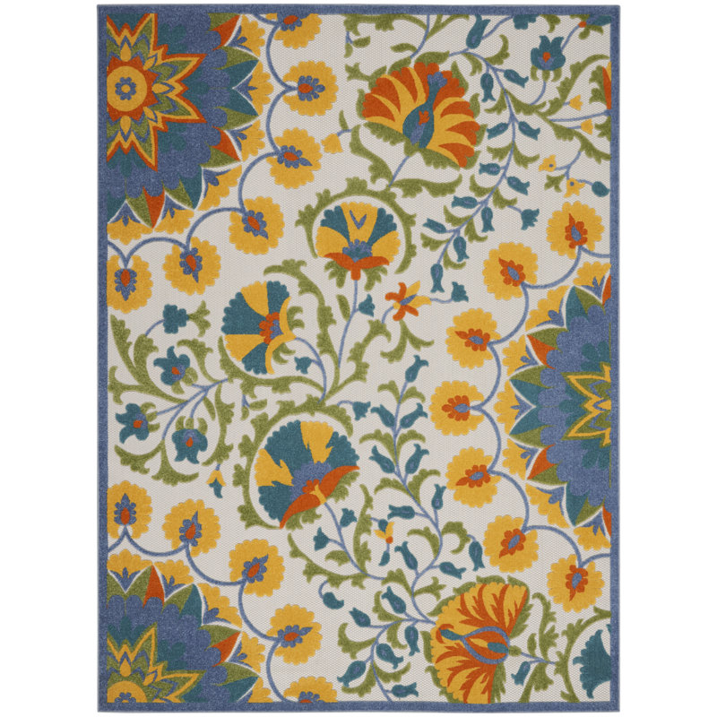 Tapis transitionnel multicolore Newton, Rectangle 7 pi 10 po x 10 pi 6 po