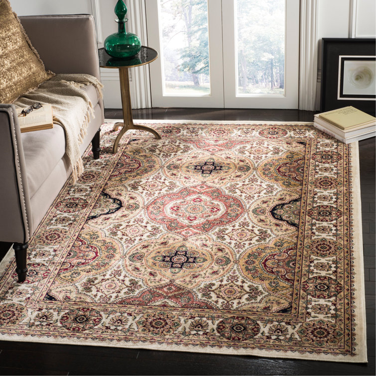 Carolus Viscose Pile Oriental Rug