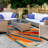 Modern Geometric Abstract Indoor Outdoor Runner or Area Rug-1126009973