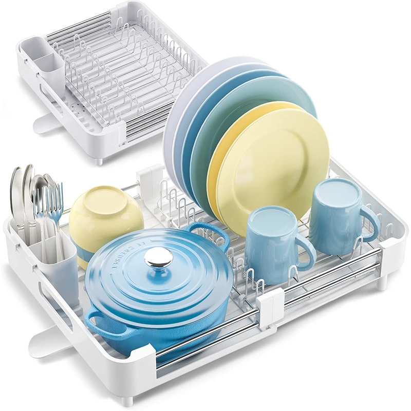 Tamia Adjustable Stainless Steel Dish Rack