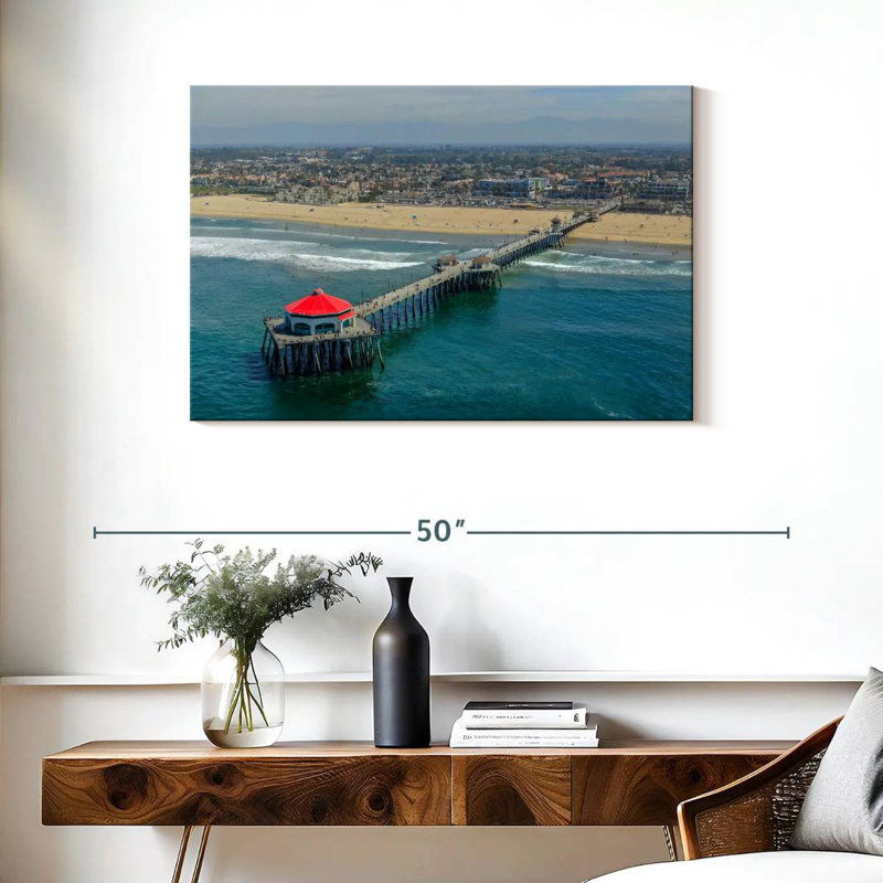 Aletra Huntington Beach Pier View, 24" H x 36" W