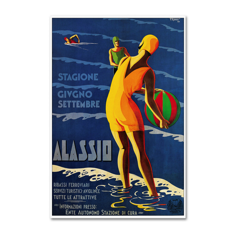 « travel 45 », publicité sur toile tendue, H 32 po x l 22 po