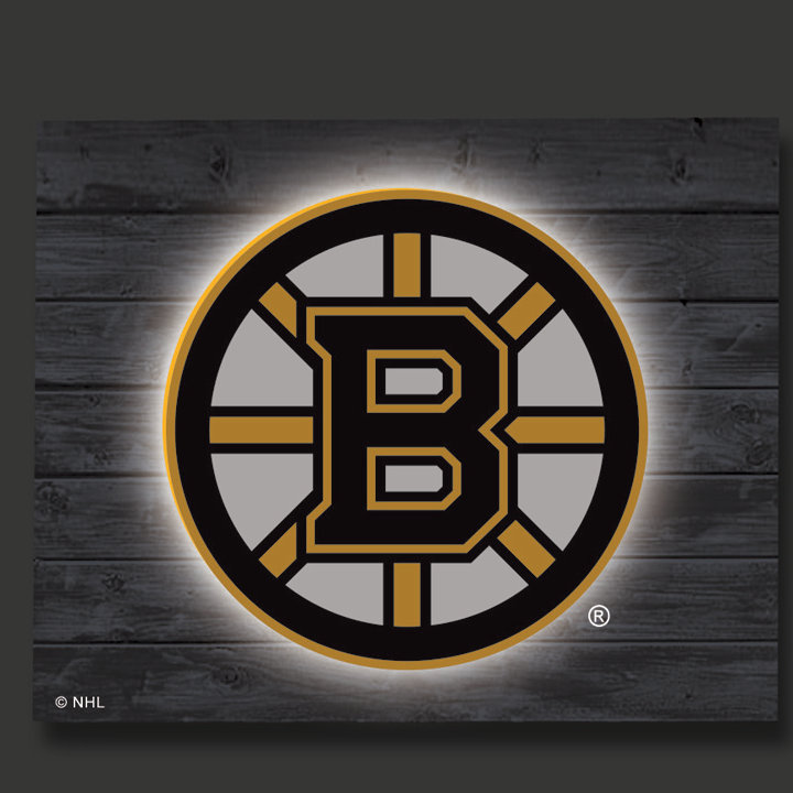 Décoration murale éclairée NHL, Boston Bruins