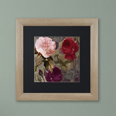 Jadaya «Birds and Roses» par Color Bakery, impression encadrée