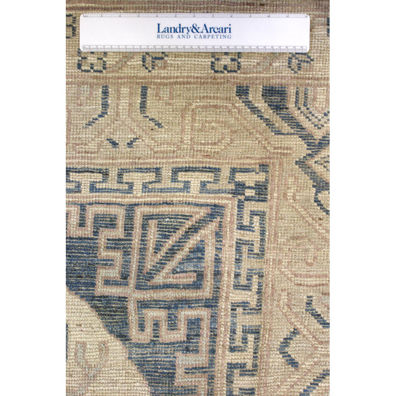 New Turkmen Afghan One-of-a-Kind Rectangle 9'7" X 14' Area Rug