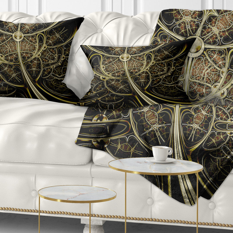 Abstract Reversible Throw Pillow