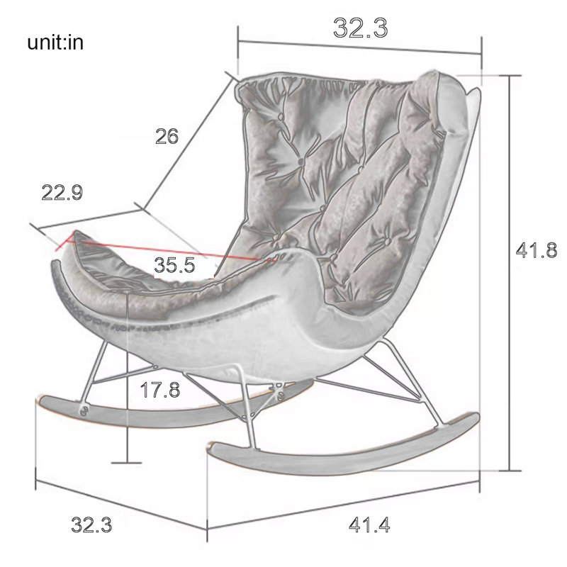 Chaise berçante Internet