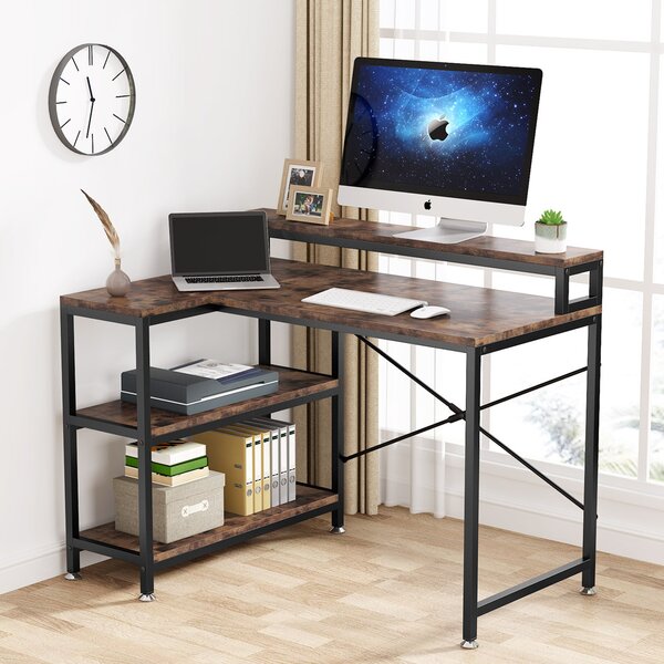 Inbox Zero Dominike 43.3071'' Desk & Reviews | Wayfair