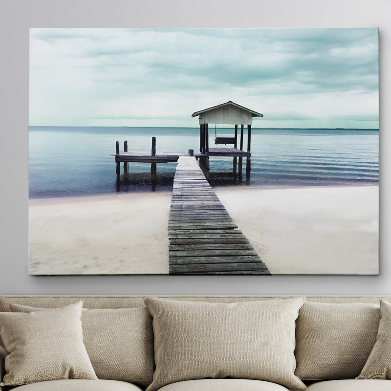 « pacifique place », reproduction de photo sur toile tendue, H 30 po x l 40 po x P 1,5 po, Toile tendue