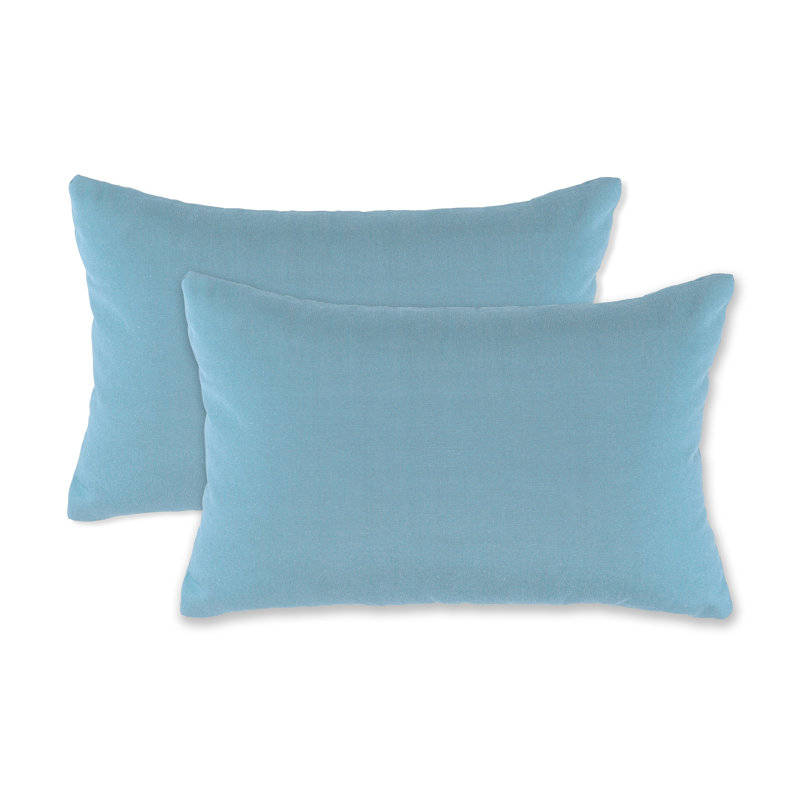 Solid Colour Outdoor Reversible Pillow Cover