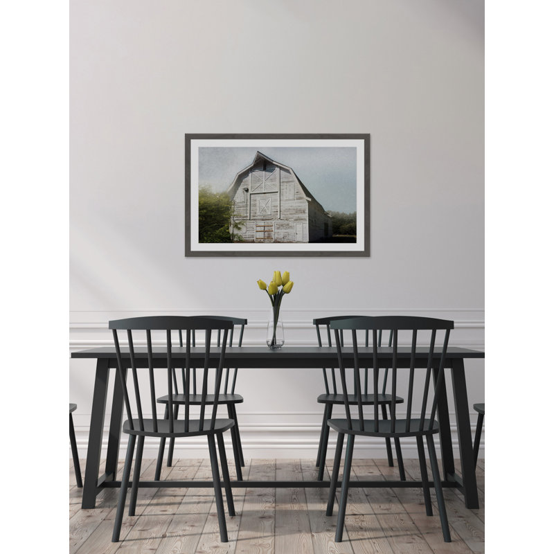 Iconic White - Single Picture Frame Print, 41 cm H x 61 cm W