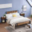 Ensemble de chambre avec lit plateforme 3 pièces Kempst-537133072-537133073