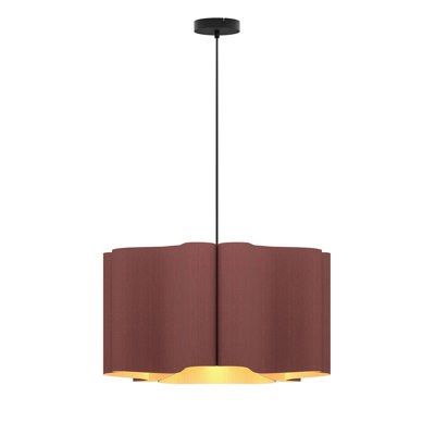 Paulina 1-Light Unique/Statement 24" Wide Pendant