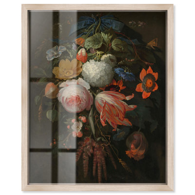 «Baroque Blooms Shadowbox Print» par Art Remedy