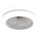 17" 5-Blade White LED Ceiling Fan With Remote Control