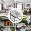 Chaise berçante surdimensionnée avec coussin-777503146