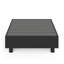 Ensemble modulaire de patio 5 pièces en aluminium gris avec chaises modulaires et table basse