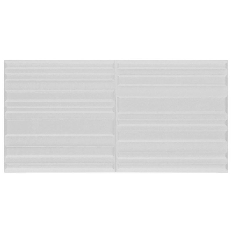 Sydney 8x16 3D Mixed Finish Ceramic Tile, Silver