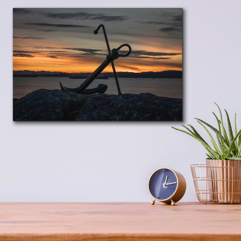 «Anchor» par Tim Oldford, H 12 po x l 16 po x P 0,13 po