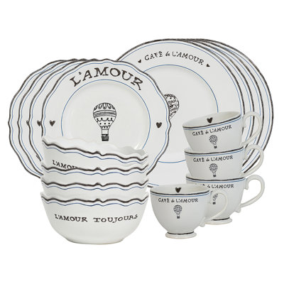 L'amour Toujours 16 - Piece Place Setting