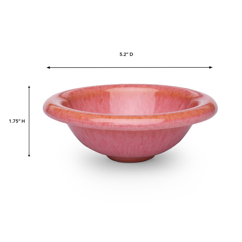Playa Stoneware Bowl , Rose