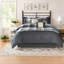 Ensembles de literie confortables en polyester grand confort de ferme gris pour la maison
