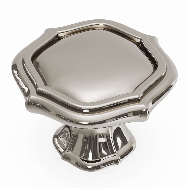 Trellis Collection Cabinet Knob, Polished Nickel