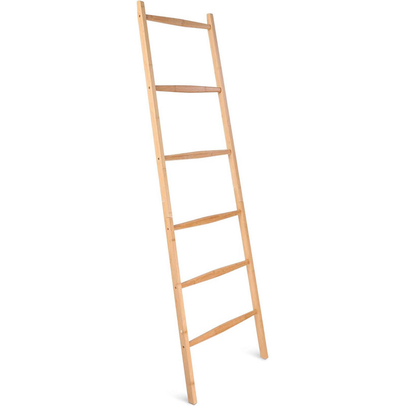 56 cm L Freestanding Towel Stand, Light Brown