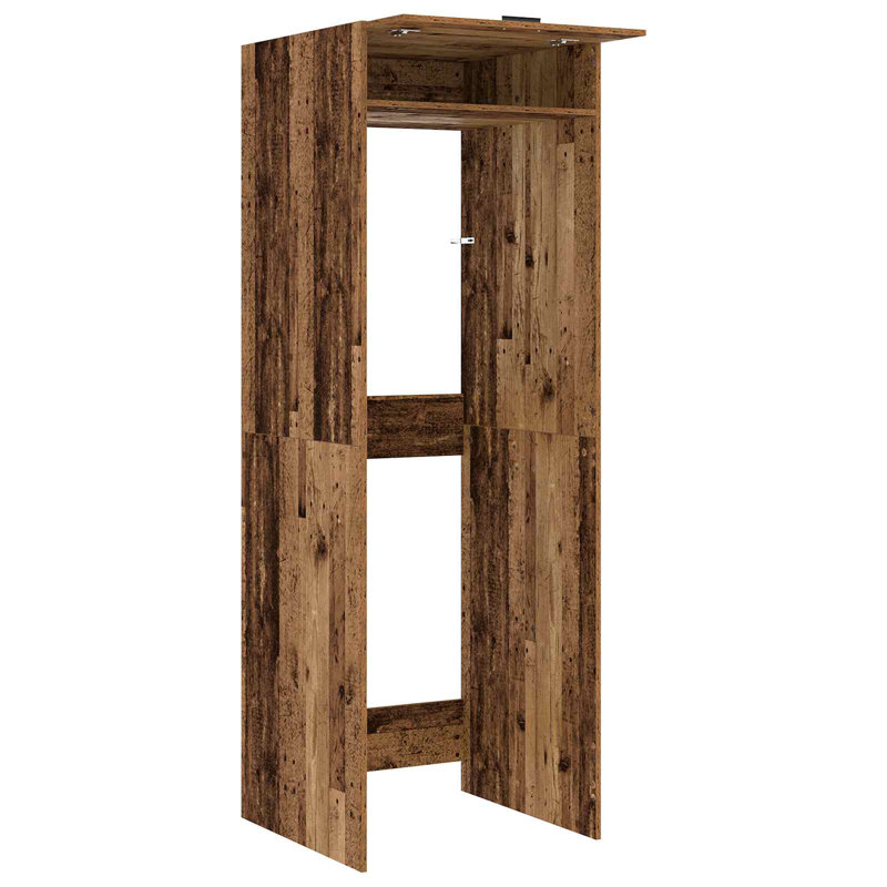 Freestanding Bathroom Cabinet, Old Wood