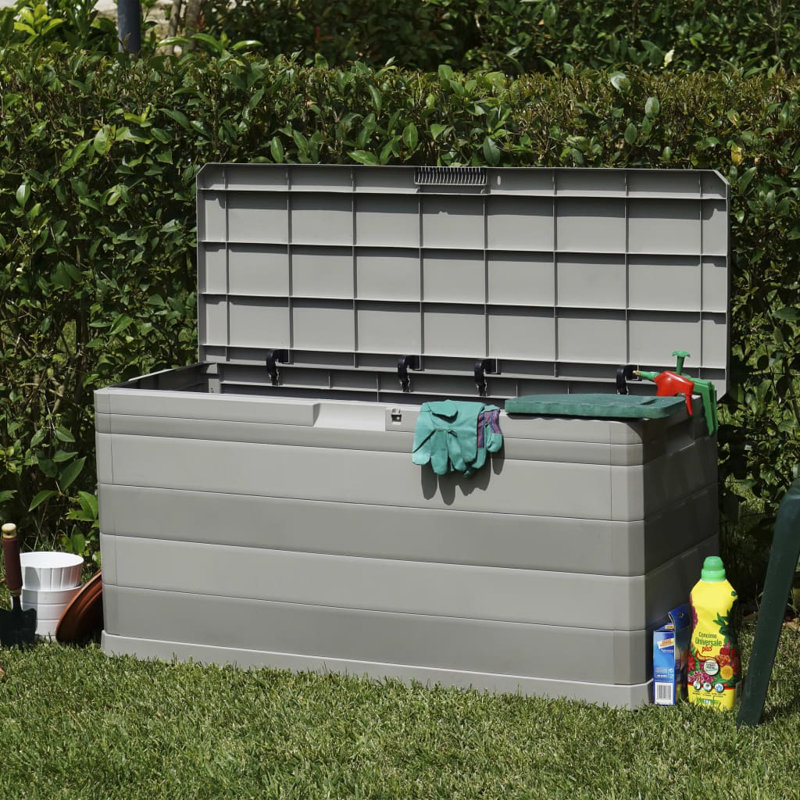 Burkhart Garden Storage Box 280 L, Light Grey