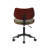 Flara Faux Leather Mid-Century Office Chair-242207876