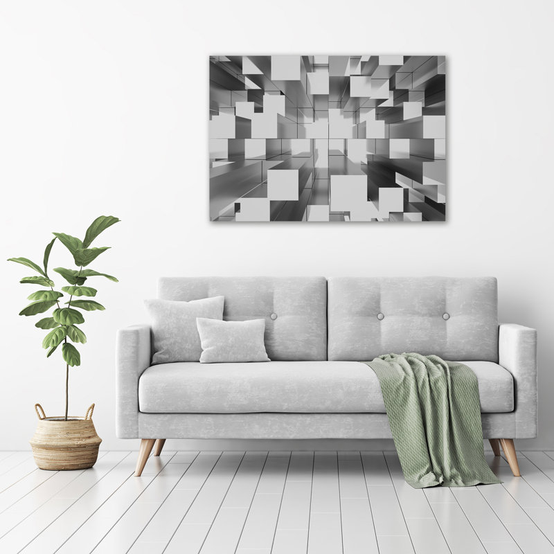 Abstraction Background - Wrapped Canvas Print