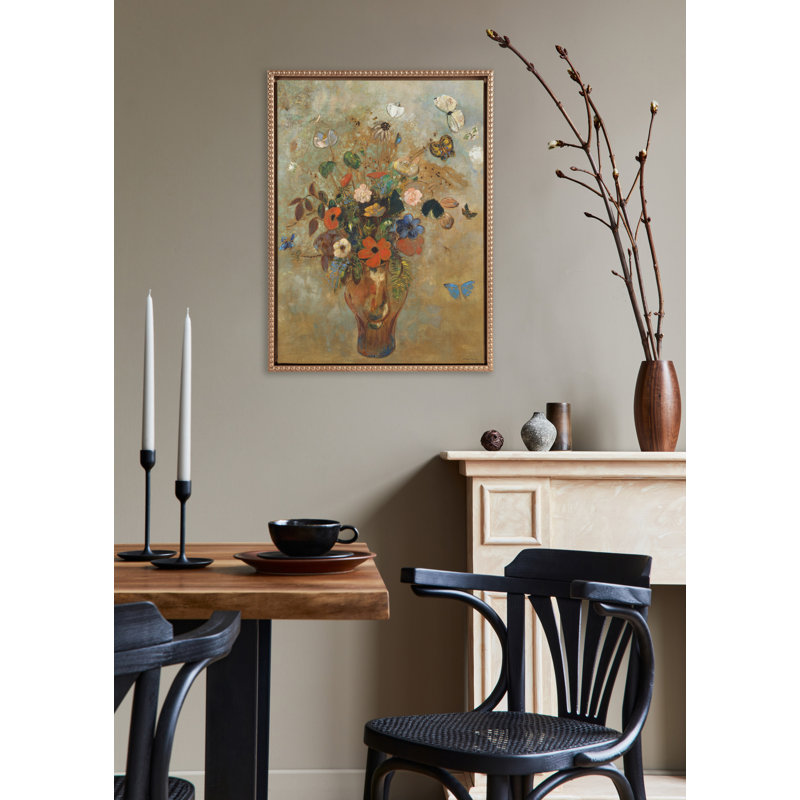 «Still Life with Flowers» par The Art Institute of Chicago, reproduction d'art sur toile encadrée