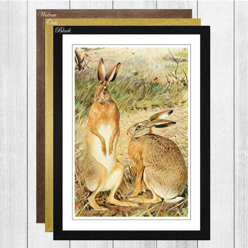 Karl Ludwig - Single Picture Frame Painting, Walnut
