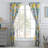 Greenland Home Fashions Watercolor Dream Gray Window Panel Pair 84”-1779441704-1779441706