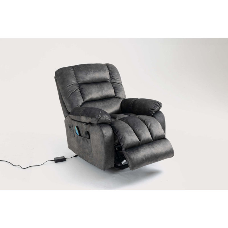 Fauteuil inclinable électrique inclinable électrique pour les personnes âgées, Noir, noir, noir, noir