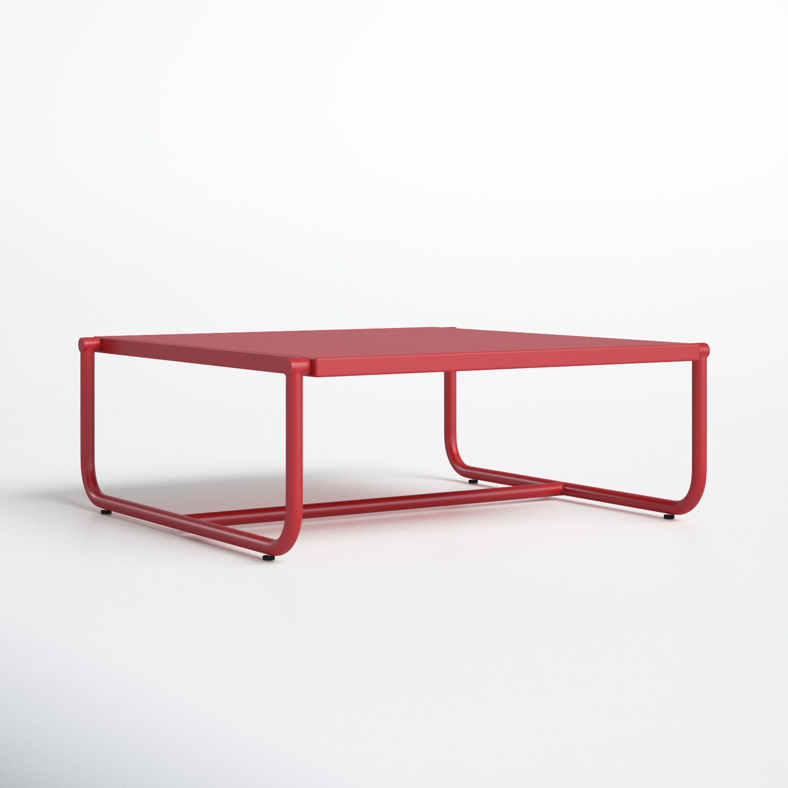 Sean 35" Patio Table, Red