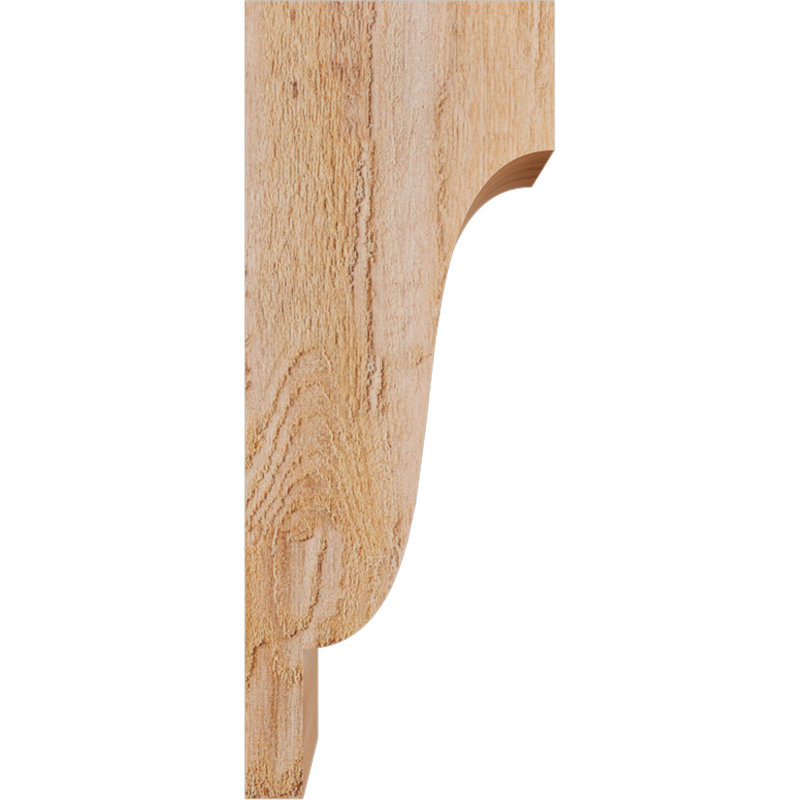 Newport Corbel, H 20 po x l 4 po x P 8 po, Cèdre rouge, Sciage brut