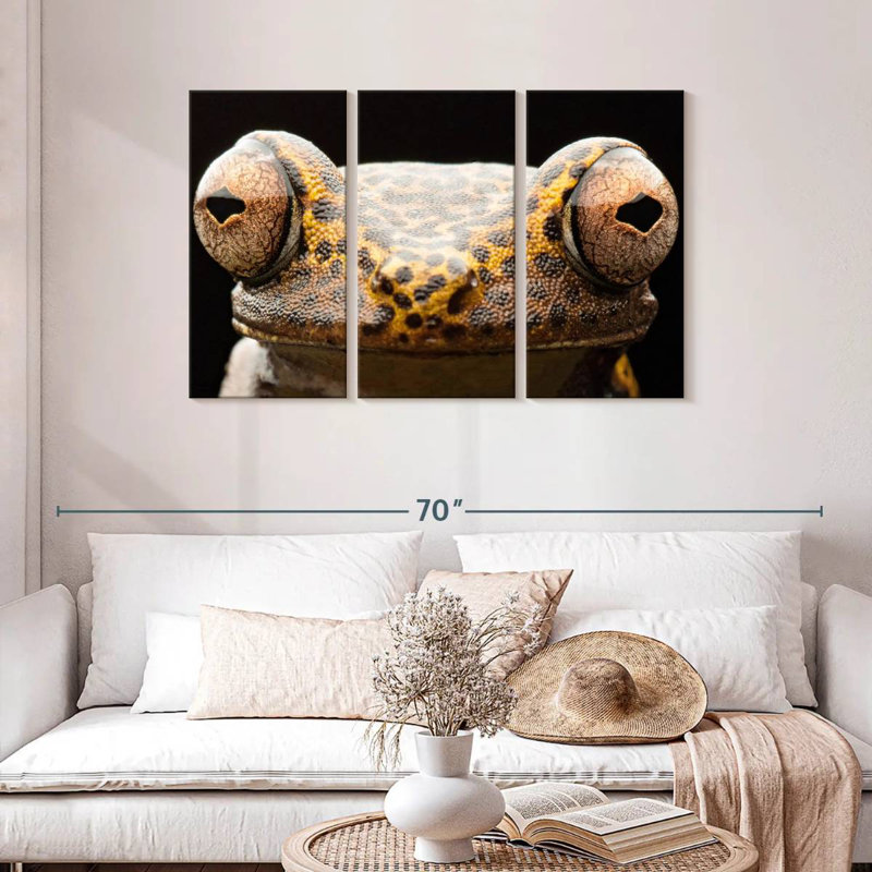 Brampt Tree Frog Eyes, 28" H x 45" W
