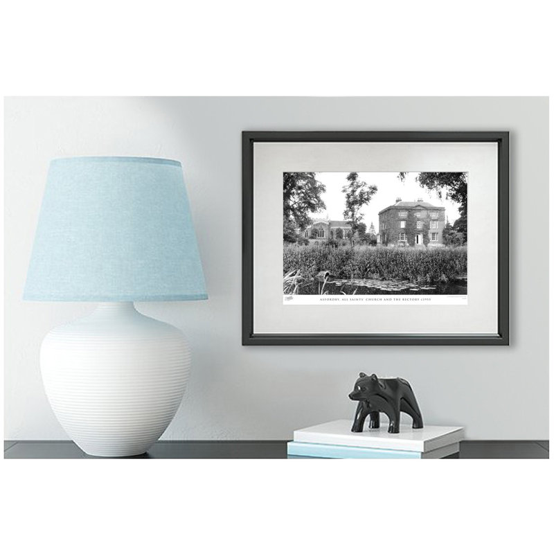 Asfordby, All Saints' Church And The Rectory C1955 - Single Picture Frame Print, 31.5cm H x 38.8cm W x 2.3cm D
