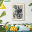 «Blockprint Folk Flowers I», impression encadrée-589213744-589213751