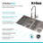 Standart PRO™ 33" L x 19" W Double Basin Undermount Kitchen Sink with Faucet-32408636