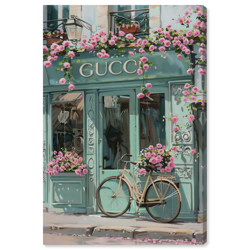 Art Remedy Fashion Art Canvas Bright Days Storefront, H 54 po x l 36 po, Wrapped Canvas