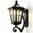 Solar Wall Light Outdoor Classic Black
