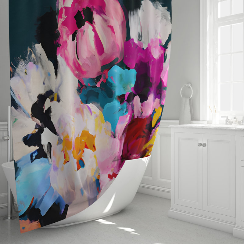 Briarden Floral Shower Curtain, 72" H x 70" W