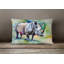 Rhinoceros Throw Pillow