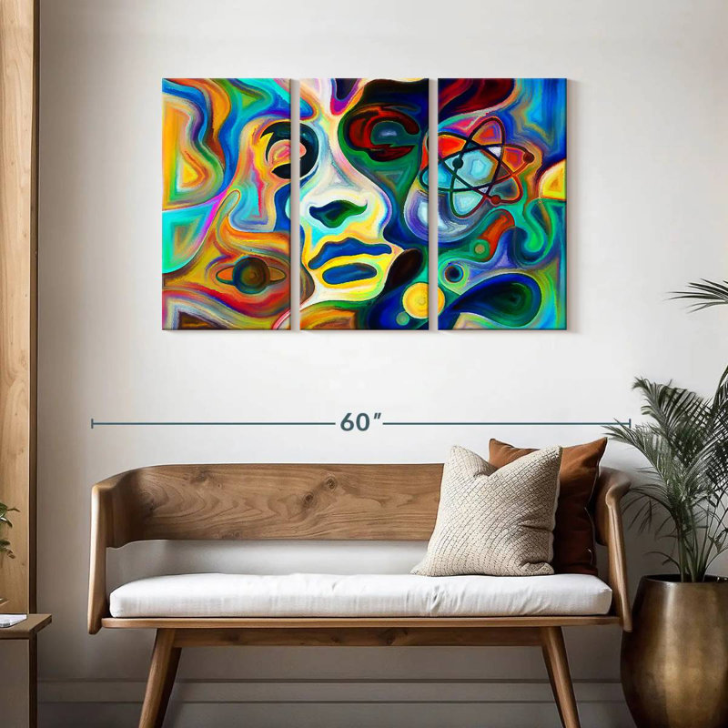 Avery Abstract Galaxy, 28" H x 45" W