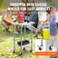 Table de travail en acier inoxydable, hauteur de 38 pouces, tablette réglable, roulettes incluses-2116355511